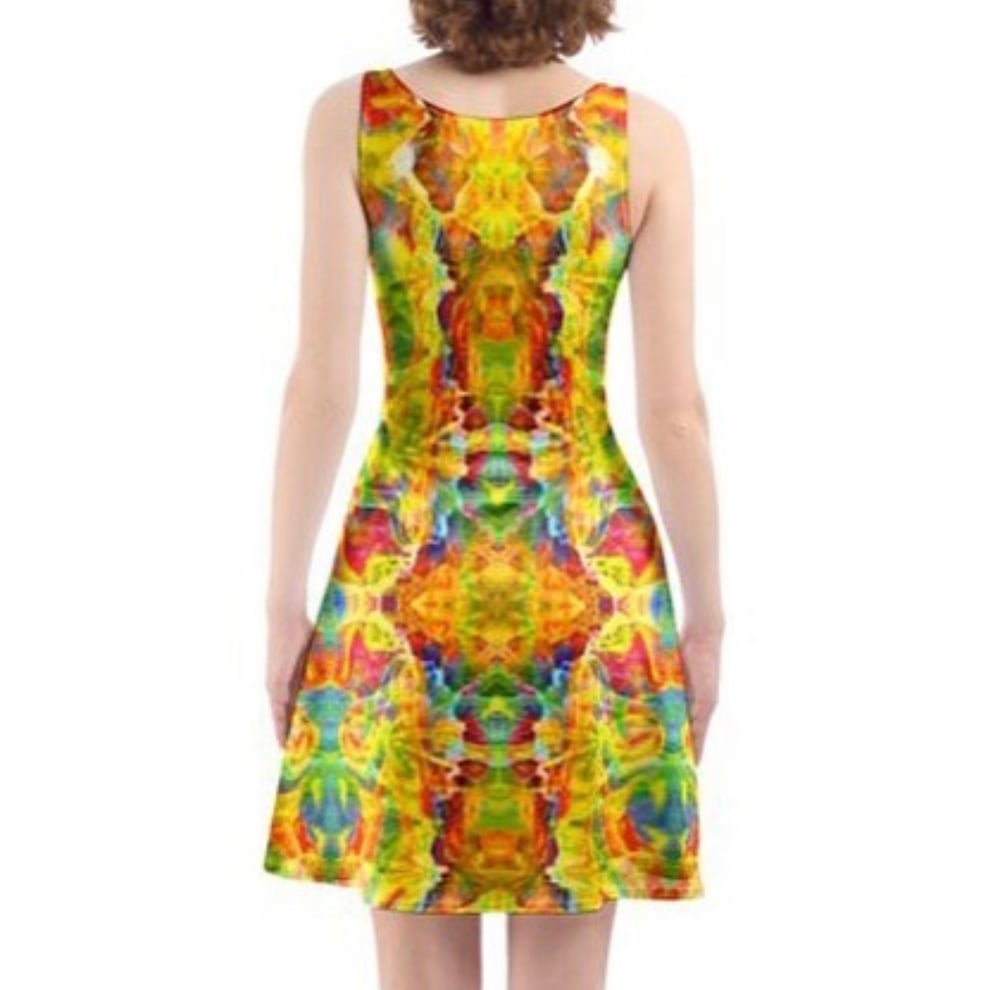 Image of Microscope Blossom ๐ฌ Skater Dress