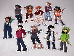 Image of Dumbing of Age character magnet set of 10 (Book 5)