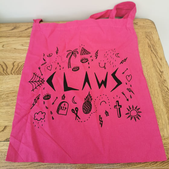 Image of CLAWS Tote Bag (Pink)