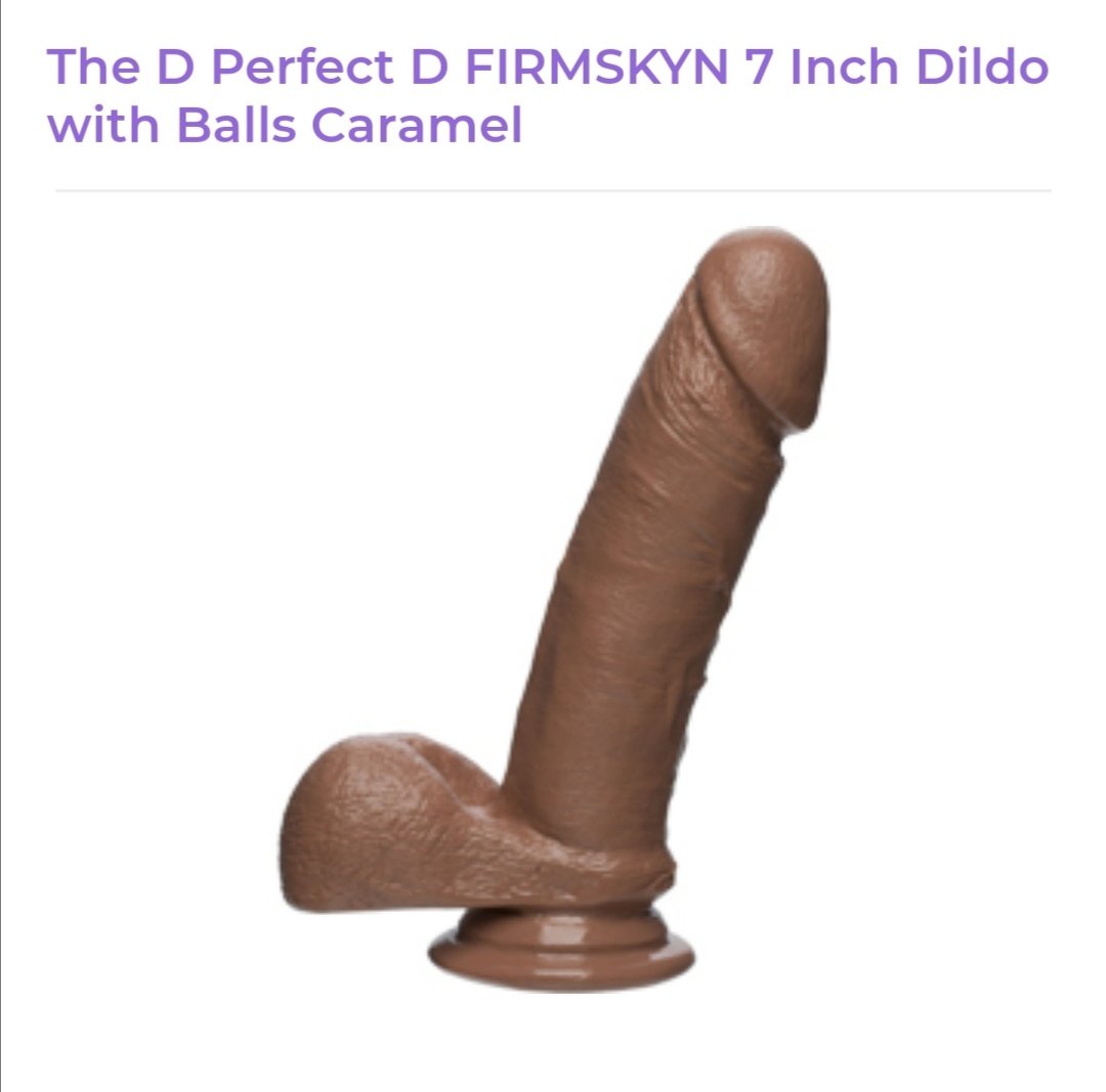 Image of Perfect D 7 inch with Balls Dildo