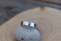 Image 2 of Thick Textured Silver Band 