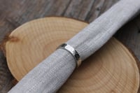 Image 3 of Thick Textured Silver Band 