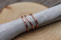 Image 1 of Set of 3 Copper Stacking Rings