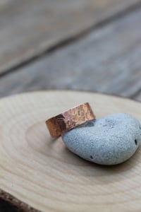 Image 3 of Thick Textured Copper Ring