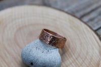 Image 4 of Thick Textured Copper Ring