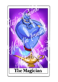 Image 1 of Genie- The Magician Tarot card print 