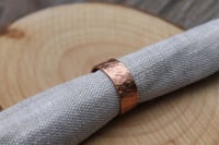 Image 2 of Thick Textured Copper Ring