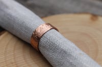 Image 5 of Thick Textured Copper Ring