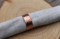 Image 4 of Thick Hammered Copper Ring