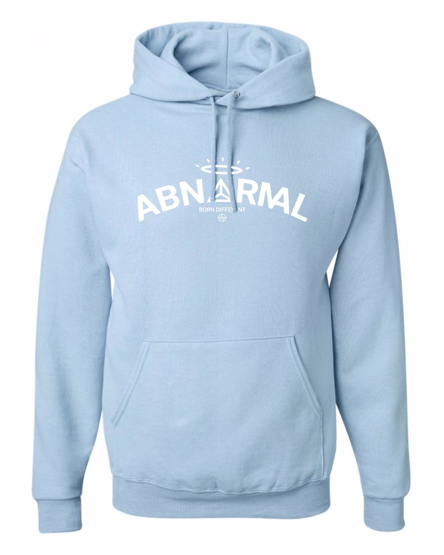 Image of ABNORMAL LIGHT BLUE HOODIE