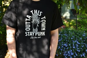 Image of Flower Punk T-shirt | Black 🥀