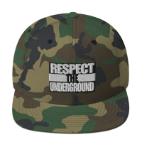 Image 2 of Respect the Underground Box Logo Hat