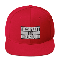 Image 4 of Respect the Underground Box Logo Hat
