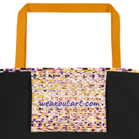 Image 3 of CHECKERED PAST TOTE BEACH BAG