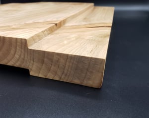 Image of Live Edge Maple Charcuterie/Serving Board with Serving "Tray"