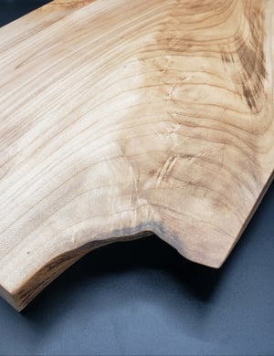 Image of Live Edge Maple Charcuterie/Serving Board with Serving "Tray"