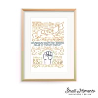 Image 3 of Apple/Book Graduation Print