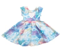 Cloud Tie Dye Heartback