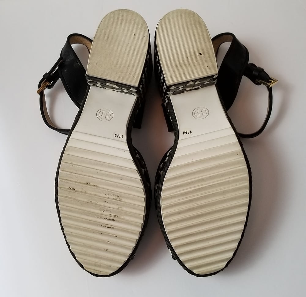 Image of Tory Burch Platform Sandals Women's Shoe Size 11