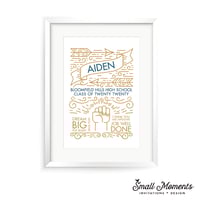 Image 1 of Fist Bump Graduation Print