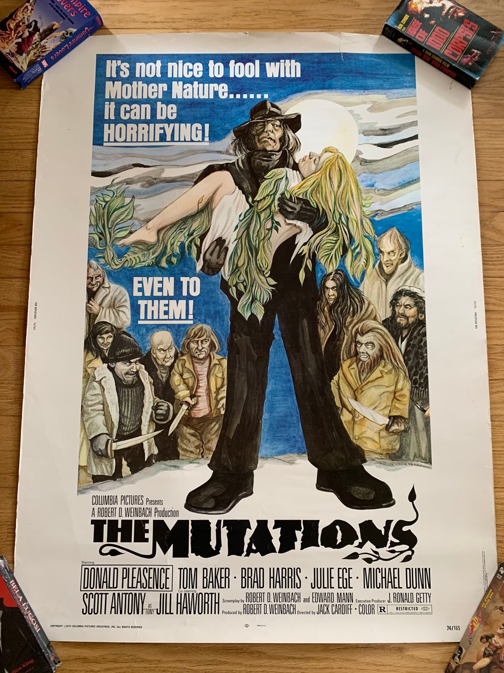 1974 MUTATIONS aka THE FREAKMAKER Original U.S. 30 x 40" Movie Poster