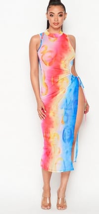 Image 2 of Rainbow Sheer Dress 