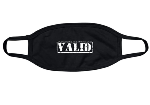 Image of Valid Face Mask w/white stamp