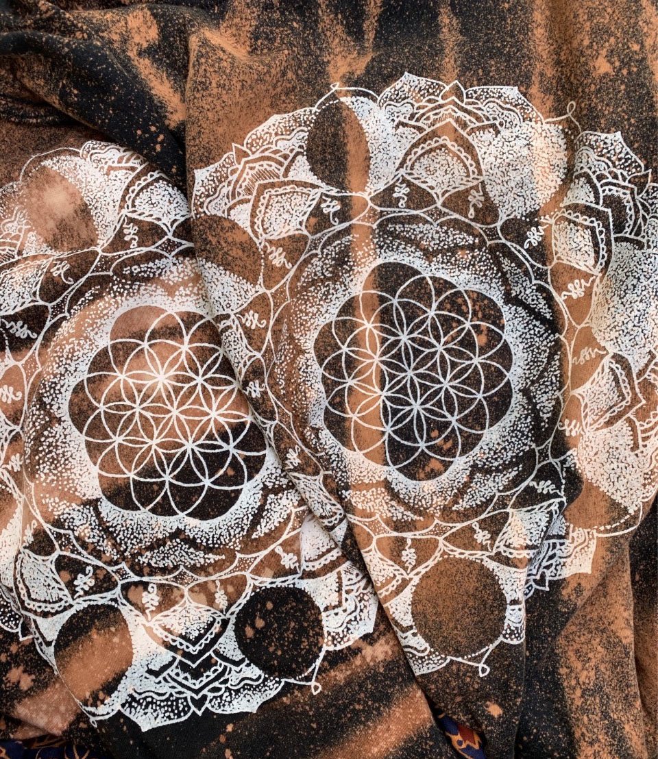 Image of Flower of life toned tee