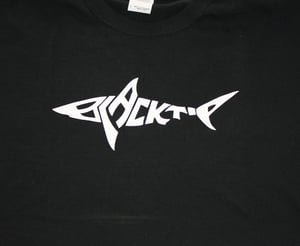 Image of Blacktip White Logo Shirt