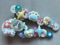 Image 5 of mofusand x sanrio duo hairclips