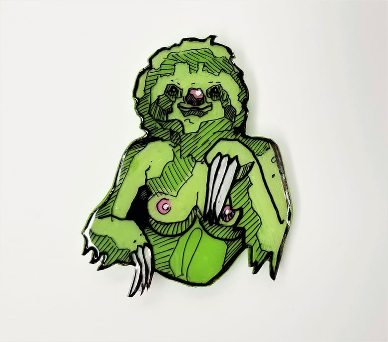 Image of Green Sloth Pin