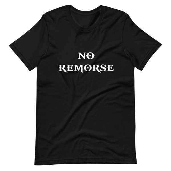 Image of No Remorse T shirt (Black)