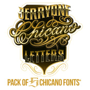 Image of Pack of 5 Chicano Fonts