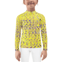 Image 1 of LEMONADE SHAKE KIDS RASH GUARD TOP