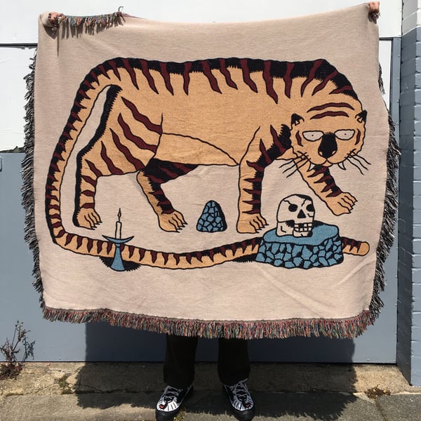 Image of Cave Tiger Tapestry 