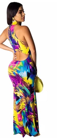 Image 2 of MultiColor Dress-Yellow