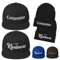 Compassion & Script  Headwear