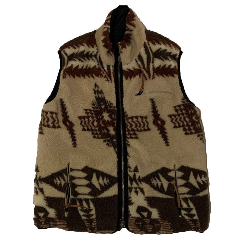 Image of Kapital Navajo Fleece Vest
