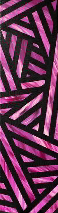 Image 2 of "Fuchsia and Black" a quarantine creation 