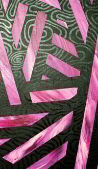 Image 3 of "Fuchsia and Black" a quarantine creation 