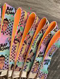 Image 2 of Bad Bunny keychain/ orange 