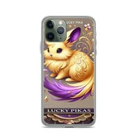 Image 4 of Clear Case for iPhone® Golden Lucky Pika Inspired By Pikaboss