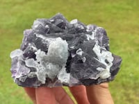 Image 17 of Purple Polyhedral Pyramid & Cubic Fluorite Specimen #2044