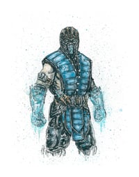 Image 3 of Fire and Ice 2-Print Set Mortal Kombat 11x14 Signed Print