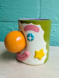 Image 1 of  ✿ DISCOUNT (cracked) smiley clown mug  ✿ 