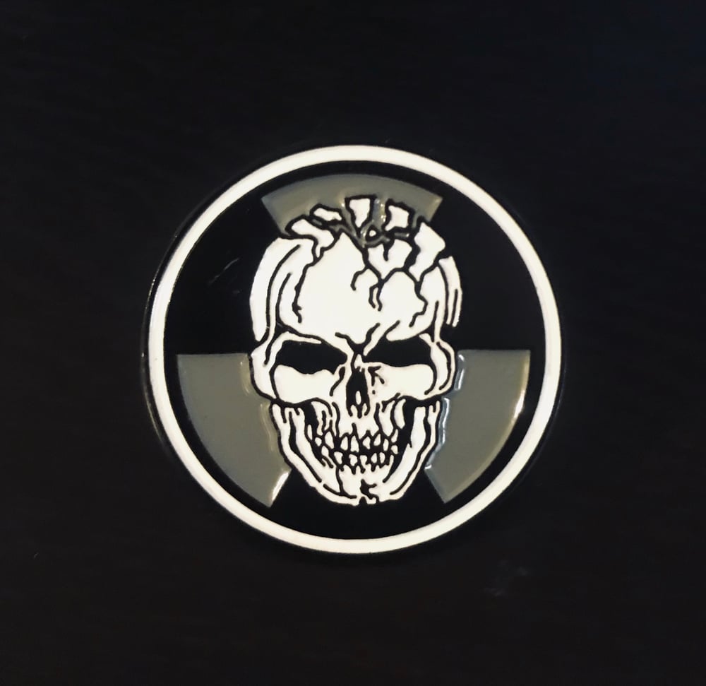 Radiation Death  Enamel Pin