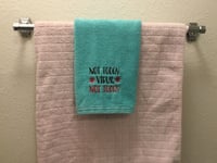 Image 3 of Not Today Virus Hand Towel