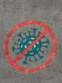 Image 2 of No Virus Hand Towel