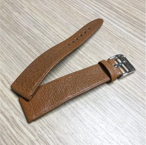 Image of Hand-rolled vintage Pigskin rembordé watch strap