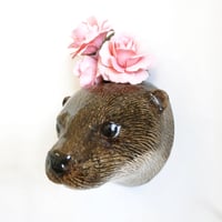 Image 3 of Otter Wall Vase
